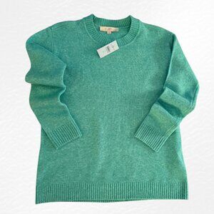 Ann Taylor Loft Faux Cashmere Long Sleeve Pull -Over Crew Neck Sweater